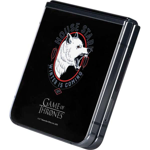 Game of Thrones: House Stark Direwolf Galaxy Z Flip5 5G Skin